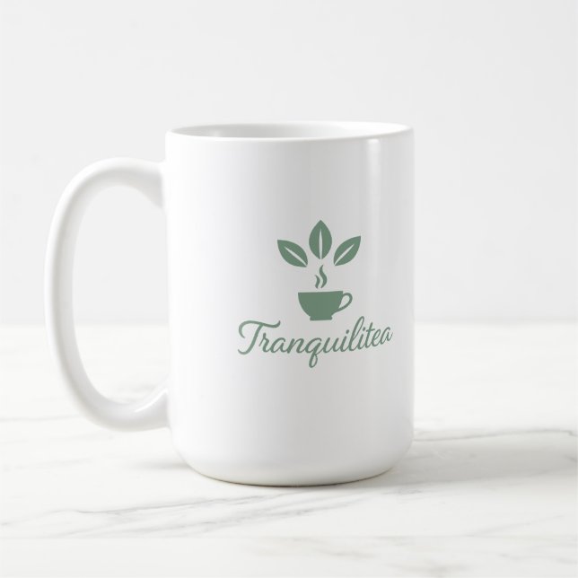 Tranquilitea Funny Lugn Tea Älskare Kaffemugg (Vänster)