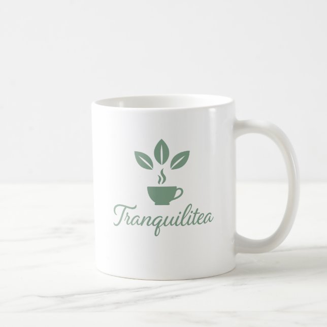Tranquilitea Funny Lugn Tea Älskare Kaffemugg (Höger)