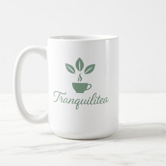 Tranquilitea Funny Lugn Tea Älskare Kaffemugg (Vänster)