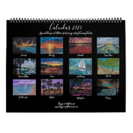 Tranquilitet 2025-kalender från Artist Tammy Terre Kalender