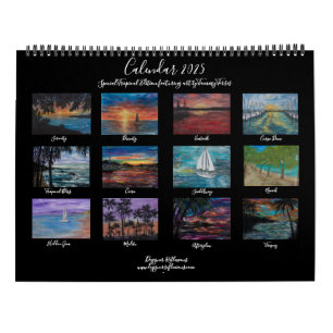Tranquilitet 2025-kalender från Artist Tammy Terre Kalender