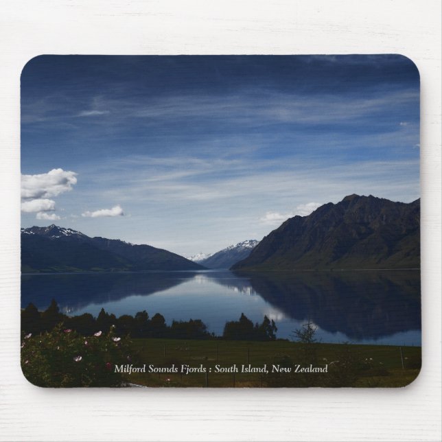 Tranquilitet Blues #2 Nya Zeeland Mousepad Musmatta (Framsidan)