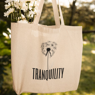 Tranquilitet Dandelion Serenity Snyggt Modern Tygkasse