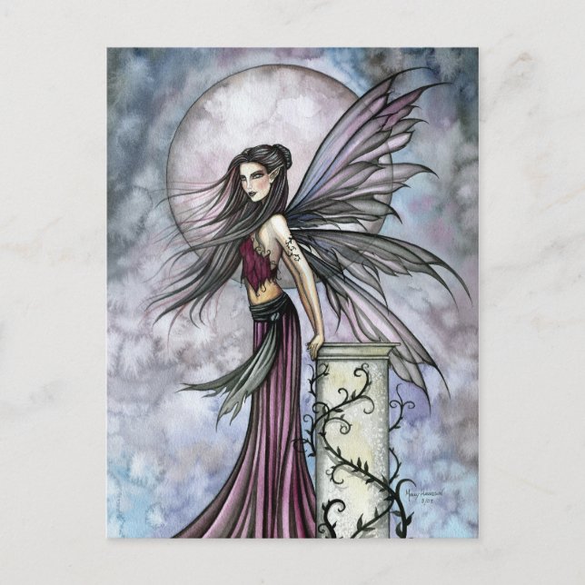 Tranquilitet Fairy Fantasy Art-vykort Vykort (Framsida)