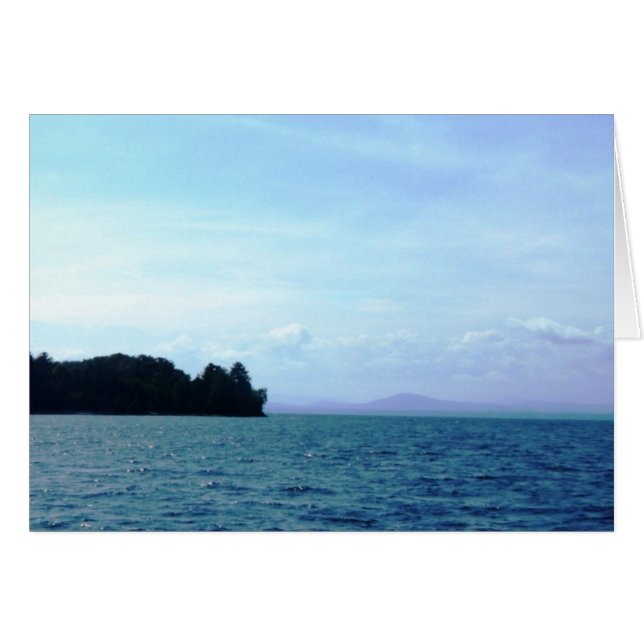 "Tranquilitet" Hälsningskort (Framsidan Horizontal)