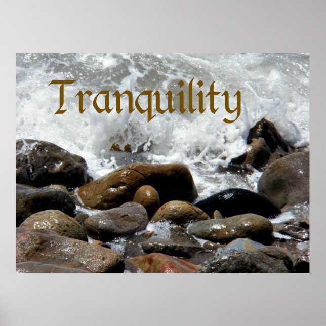 Tranquilitet Ocean Poster (Framsidan)