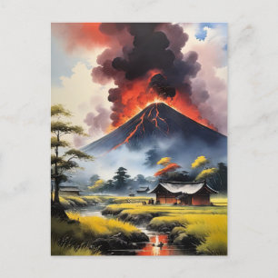 Tranquilitet som skrumpits av Volcanic Fury Vykort