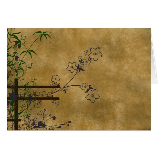 Tranquility Hälsningskort (Framsidan Horizontal)