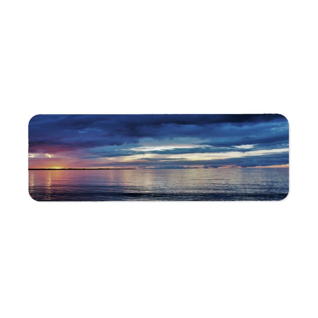 Tranquility Returadress Etikett (Framsidan)