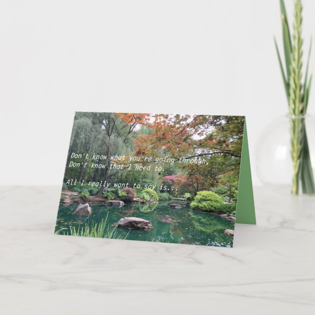 Tranquill Care-kort Kort (Framsida)