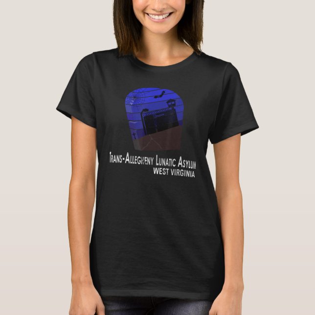 Trans-Allegheny Lunatic Asylum Virginia Halloween T Shirt (Framsida)