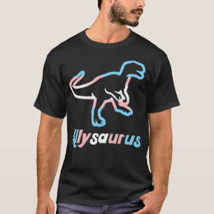 Trans Ally Allysaurus Gay pride HGBTQ Trans Flagga T Shirt