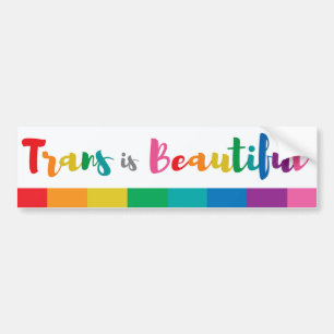 Trans. är härligt bildekal