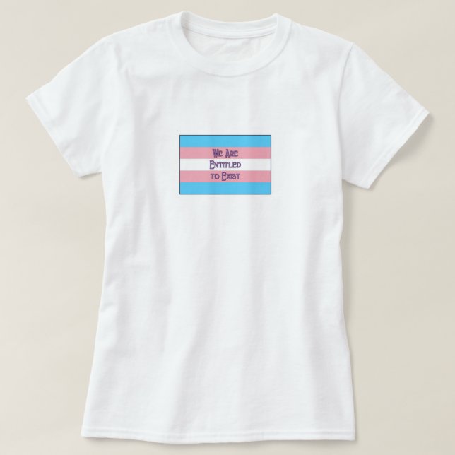 Trans är vi... t-shirt (Design framsida)