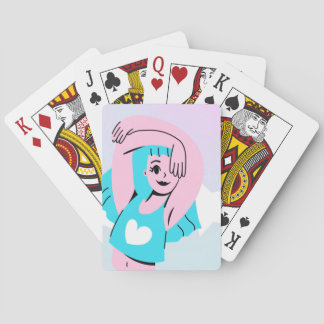 trans art on playing card casinokort