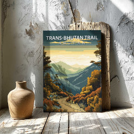 Trans Bhutan Trail Bhutan Destination Canvas Print