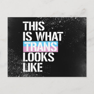 Trans - det här är hur Trans ser ut - LGBTQ Ri Vykort