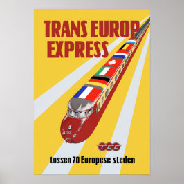 Trans Europe Express-resepost Poster