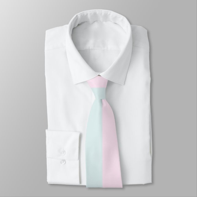 Trans Färg - Male och Female skapat dem Slips (Bunden)