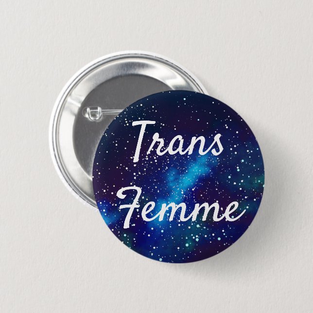 Trans Femme Anpassade Galaxy Identity Knapp (Framsida & baksida)