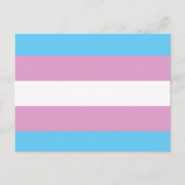 TRANS FLAGGA ORIGINAL -.png Vykort (Framsida)