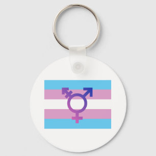 TRANS.-FLAGGAORIGINAL MED SYMBOL NYCKELRING