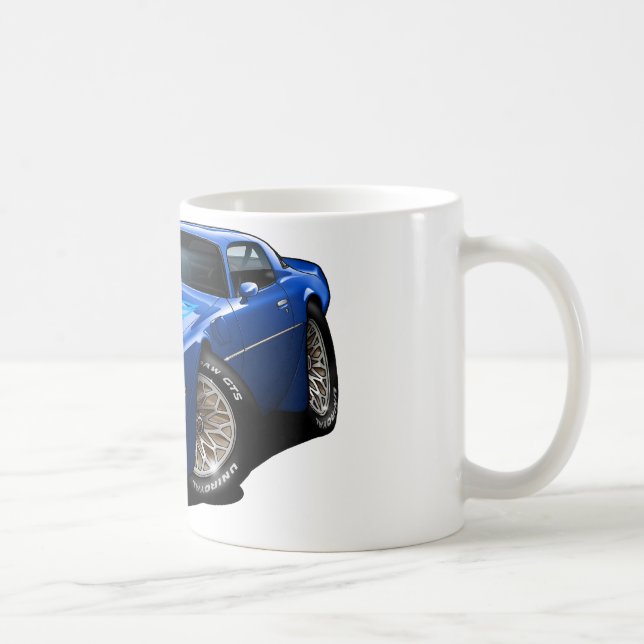 Trans.-förmiddagblått 1977-78 kaffemugg (Höger)