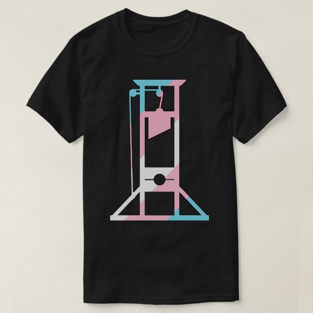 trans-guillotin lösningen för att regnbåge ska byt t shirt (Design framsida)
