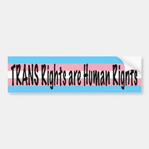 TRANS-Höger är mänskliga Höger Bildekal