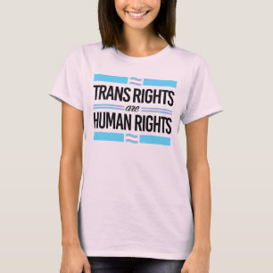 TRANS-HÖGER ÄR MÄNSKLIGA HÖGER T SHIRT