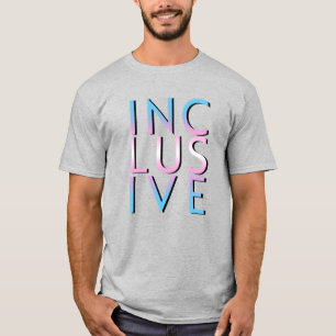 Trans inkluderande färger t shirt