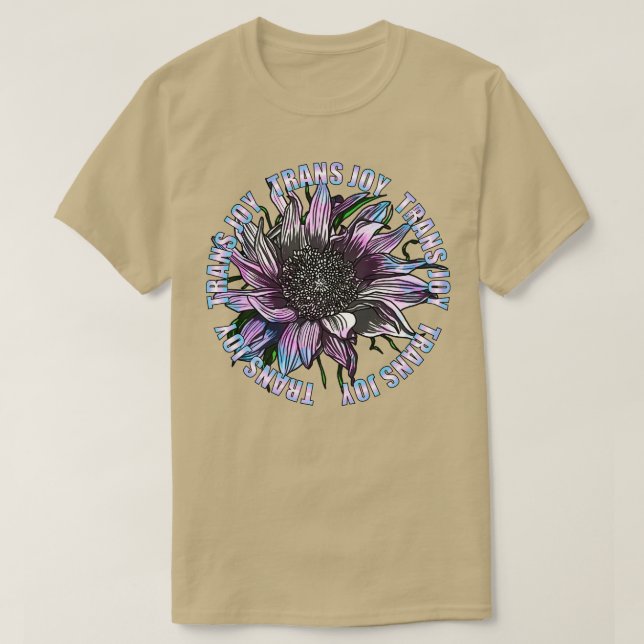Trans Joy Solros T Shirt (Design framsida)