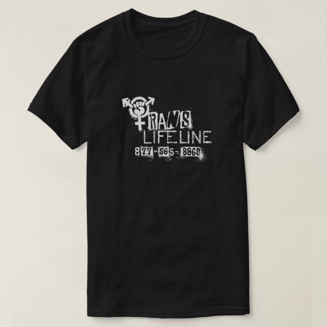 Trans Lifeline-design av Iria Villalobos Classic T Shirt (Design framsida)