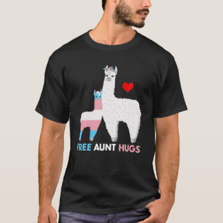 Trans Llama Free Moster Hugs Proud Ally Transgende T Shirt