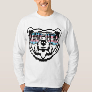 Trans Mamma Bear Proud Mamma Ally Transgender Rain T Shirt