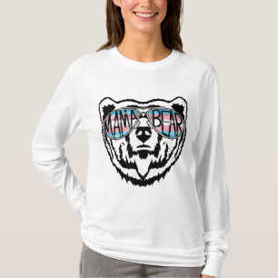 Trans Mamma Bear Proud Mamma Ally Transgender Rain T Shirt