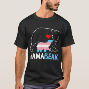 Trans Mamma Bear Proud Mamma Rainbow Transgender M T Shirt