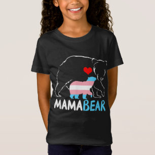 Trans Mamma Bear Proud Mamma Rainbow Transgender M T Shirt