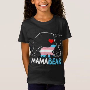 Trans Mamma Bear Proud Mamma Rainbow Transgender M T Shirt