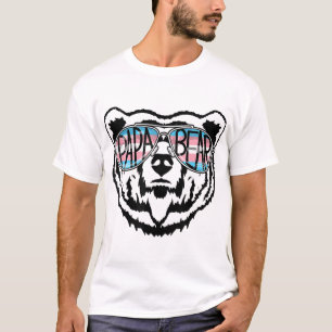 Trans Pappa Bear Proud Pappa Ally Transgender Rain T Shirt