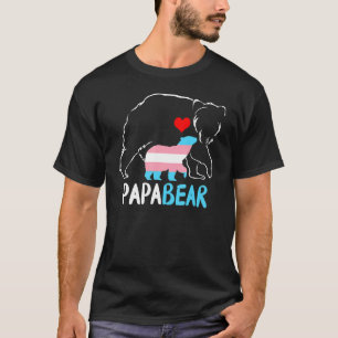 Trans Pappa Bear Proud Pappa Rainbow Transgender F T Shirt