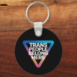 Trans People under Pridet Gay rights Respect Trans Nyckelring<br><div class="desc">Trans People under Pridet Gay rights respekterar Pridet Trans People Trans Högers Equality LGBTQ </div>