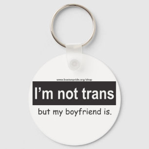 Trans.-pojkvännen kvadrerar Keychain Nyckelring