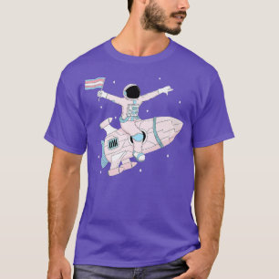 Trans Pride Astronaut Transgender T Shirt