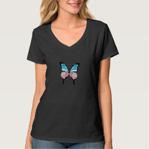 Trans Pride Butterfly Transgender T Shirt