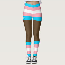 Trans Pride Faux Kort & Ben Leggings
