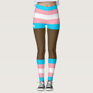 Trans Pride Faux Kort & Ben Leggings
