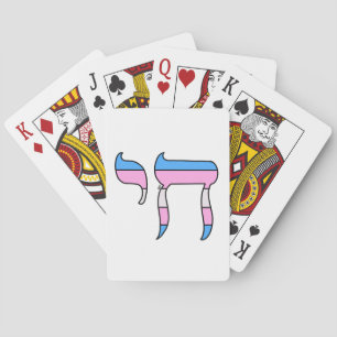 Trans Pride Flag Chai Casinokort