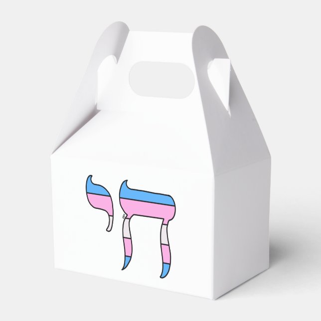 Trans Pride Flag Chai Presentaskar (Framsidan Sidan)