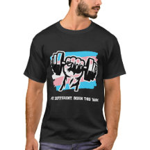 Trans Pride Gym Tröja — Knutna Hantlar 2026 T-shir